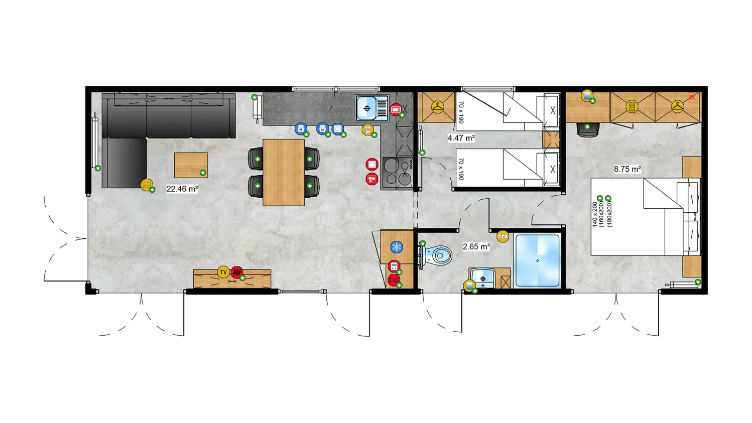 Tiny Systems Chios Haus plan