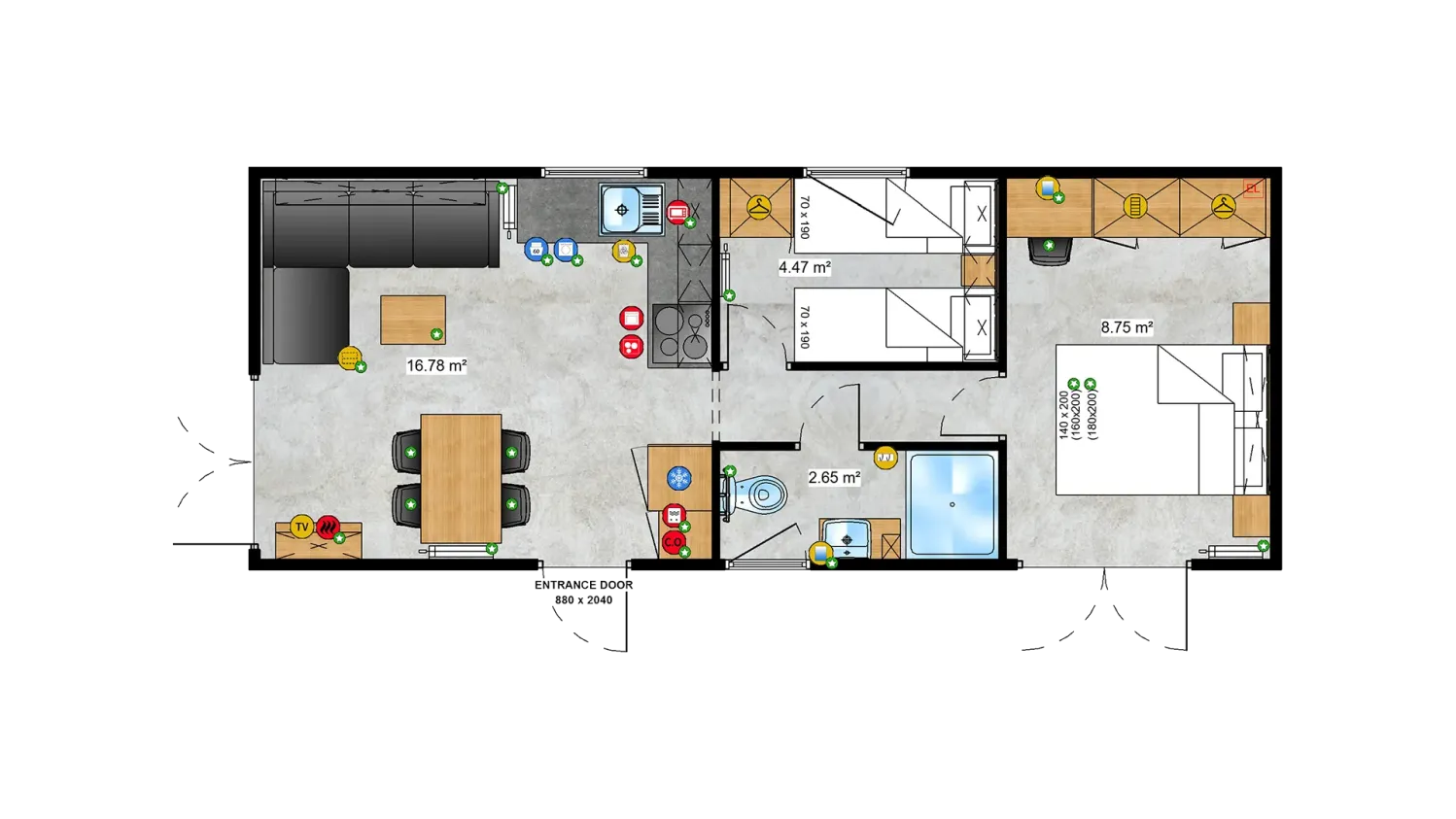 Tiny Systems Chios Haus plan