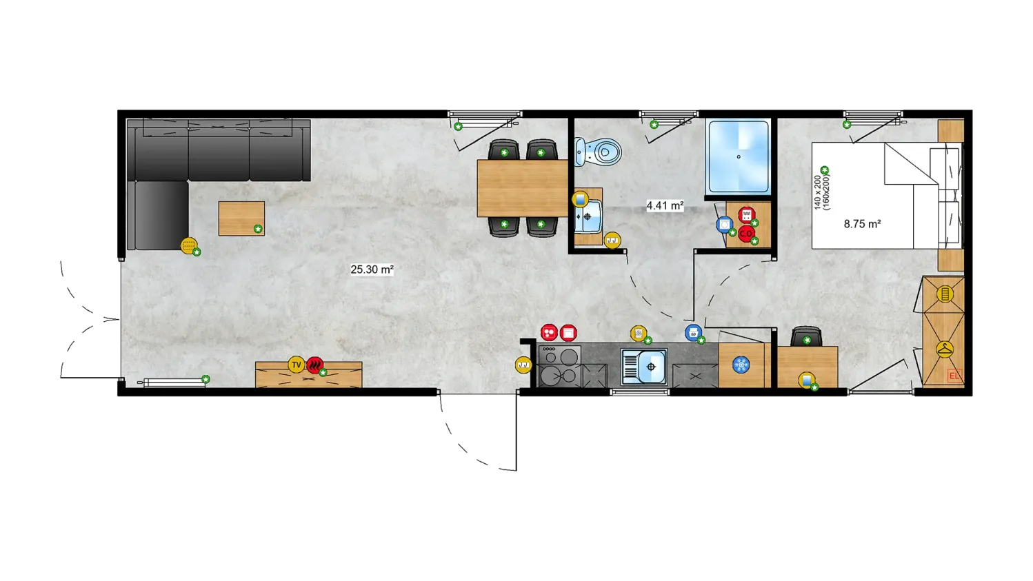 Tiny Systems Chios Haus plan