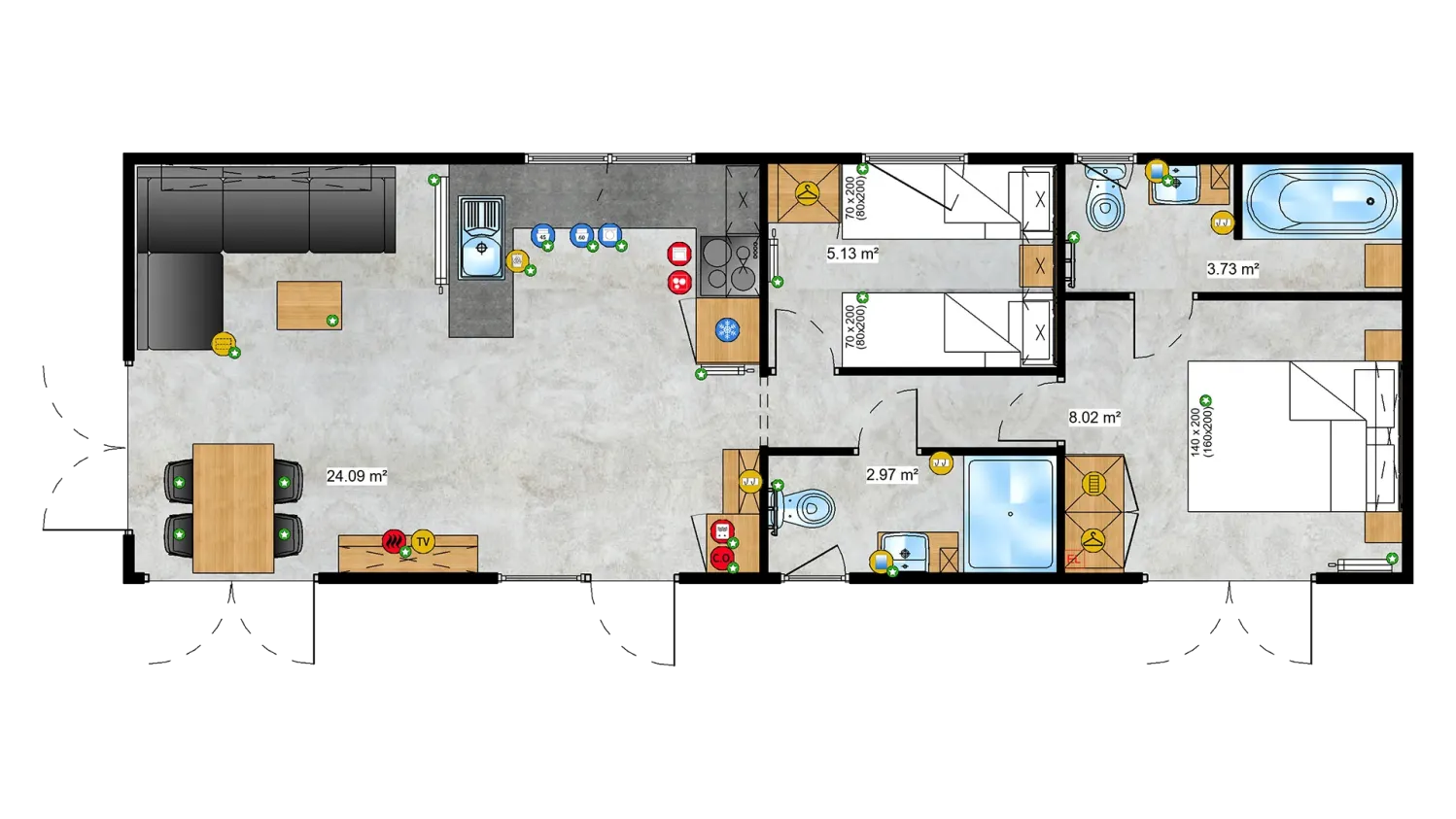 Tiny Systems Chios Haus plan