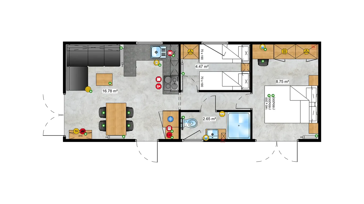 Tiny Systems Chios Haus plan