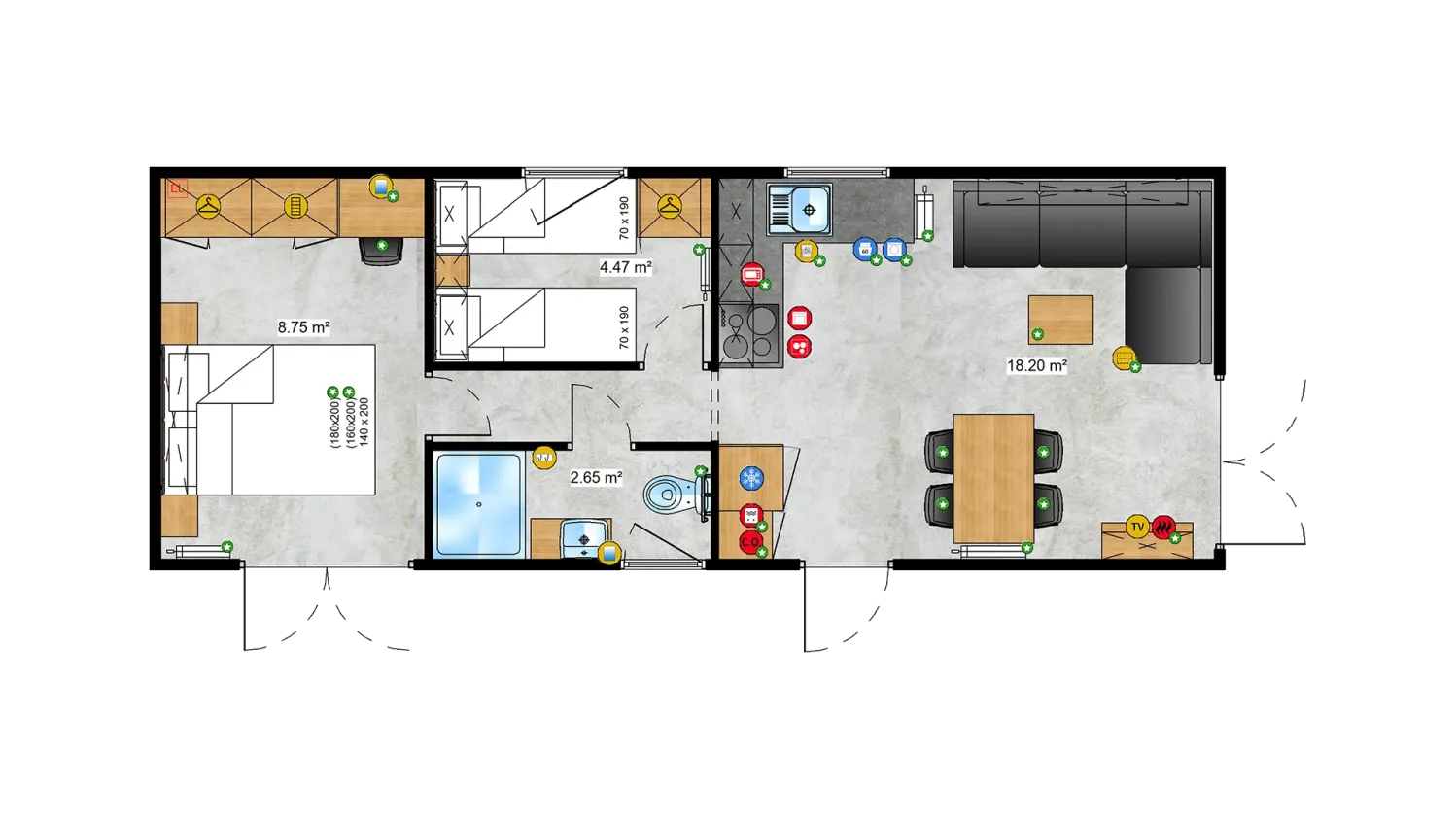 Tiny Systems Chios Haus plan