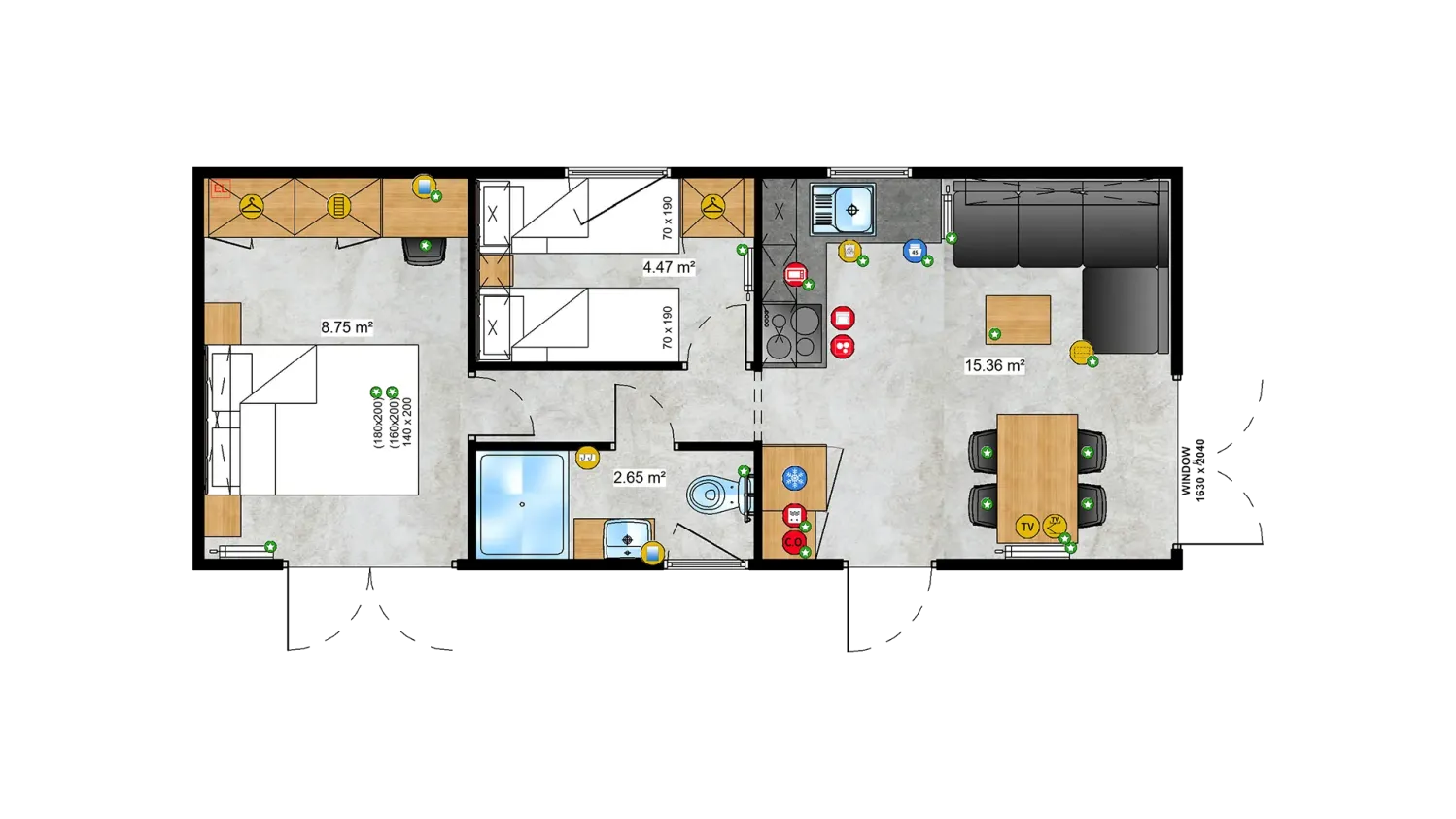 Tiny Systems Chios Haus plan