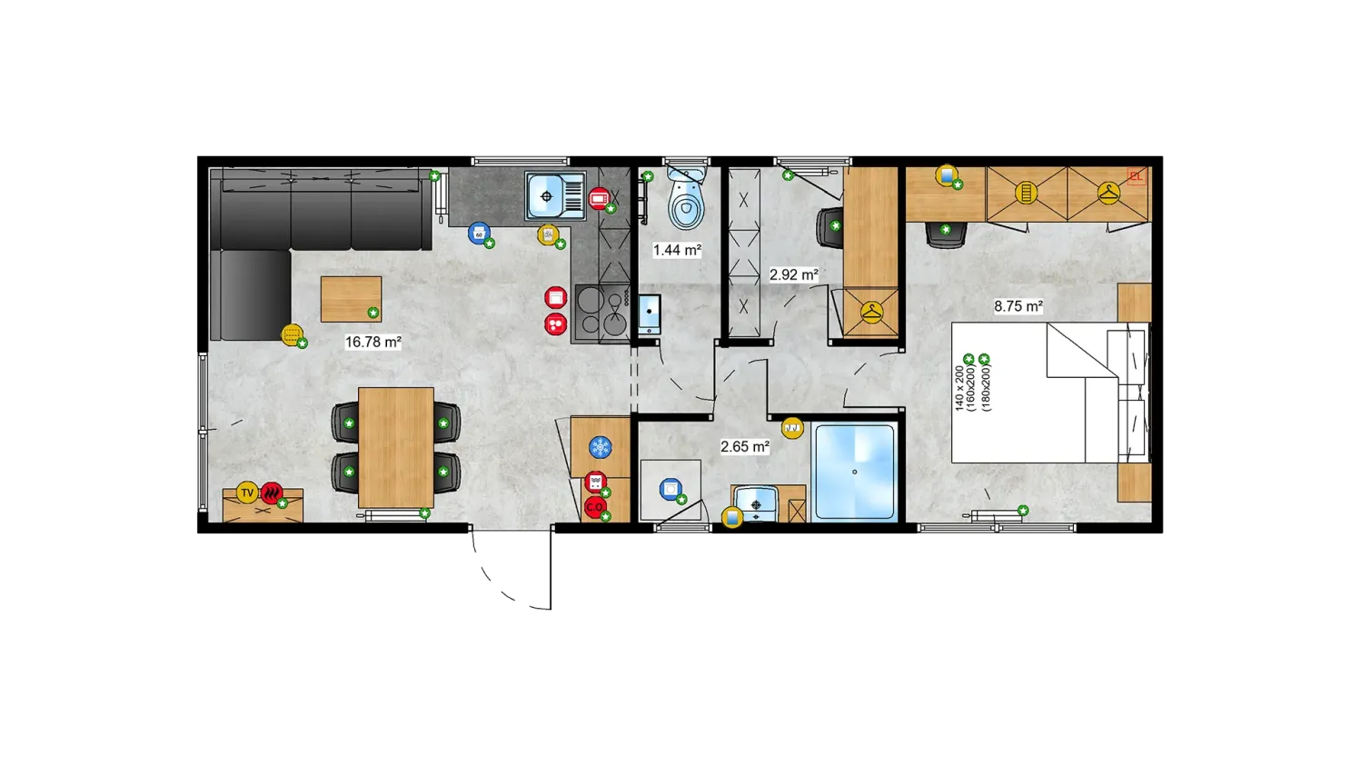 Tiny Systems Chios Haus plan