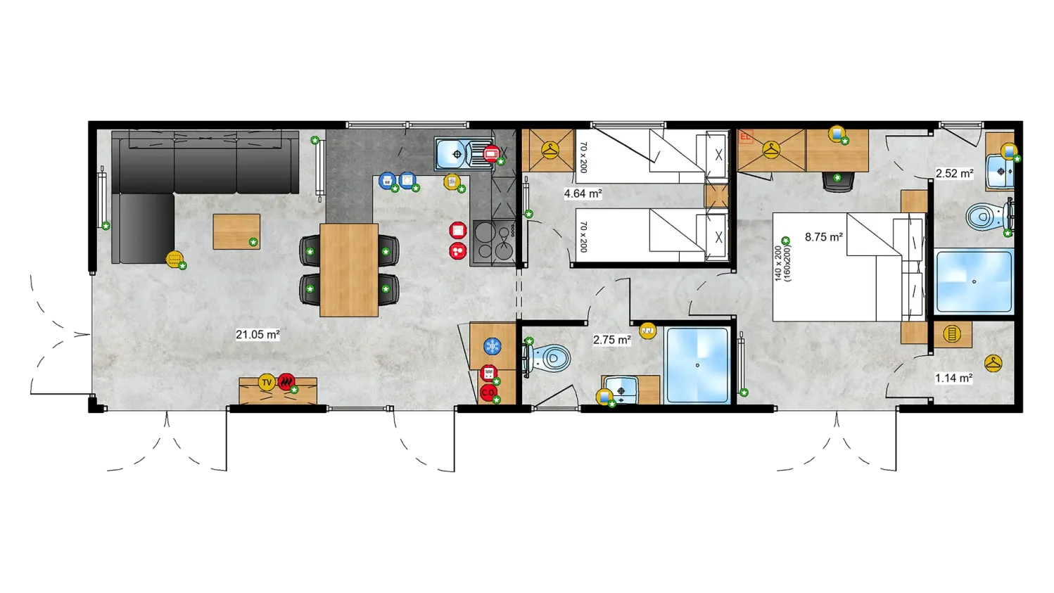 Tiny Systems Chios Haus plan