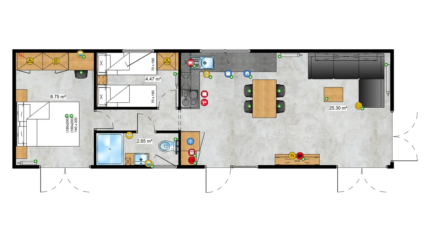 Tiny Systems Chios Haus plan