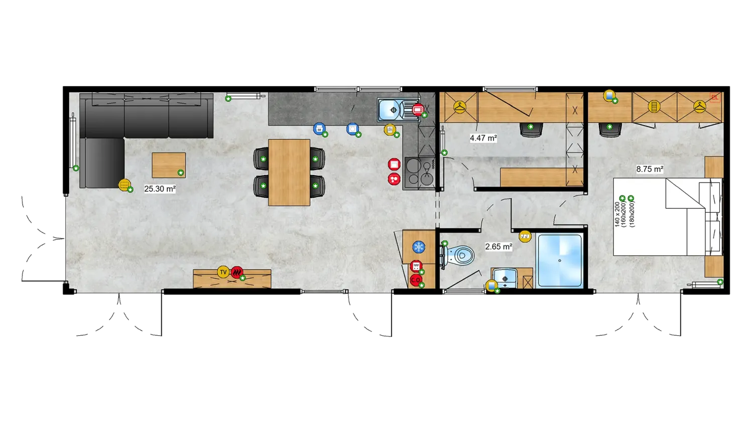 Tiny Systems Chios Haus plan