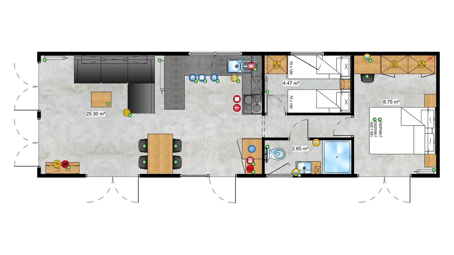 Tiny Systems Chios Haus plan