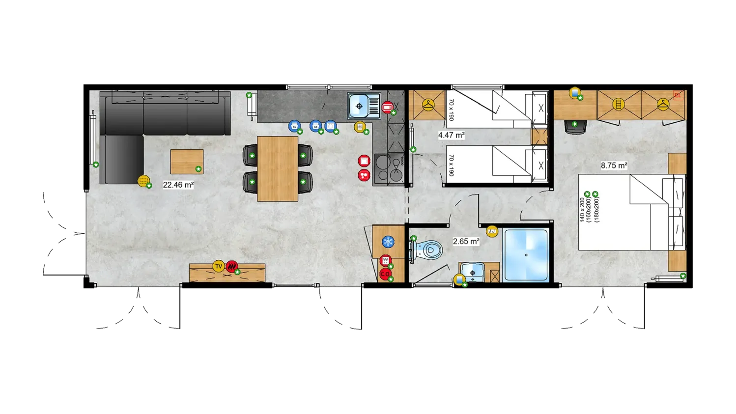 Tiny Systems Chios Haus plan