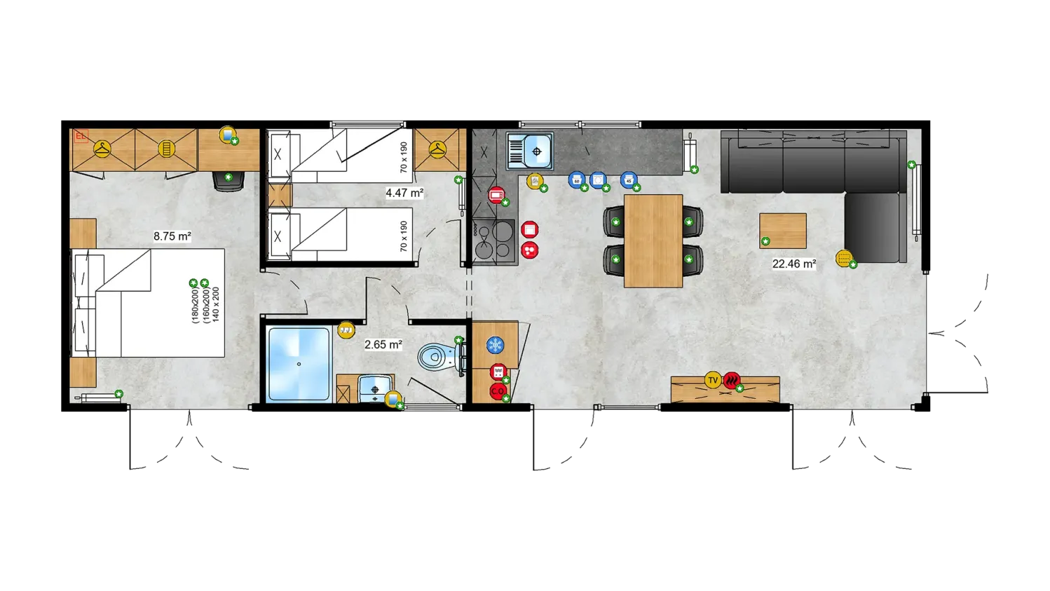 Tiny Systems Chios Haus plan