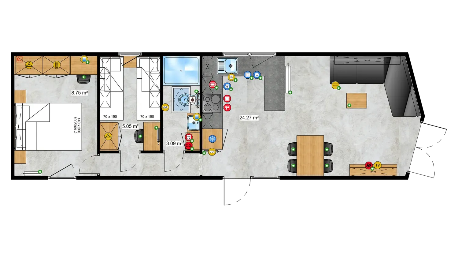 Tiny Systems Lbiza Haus plan