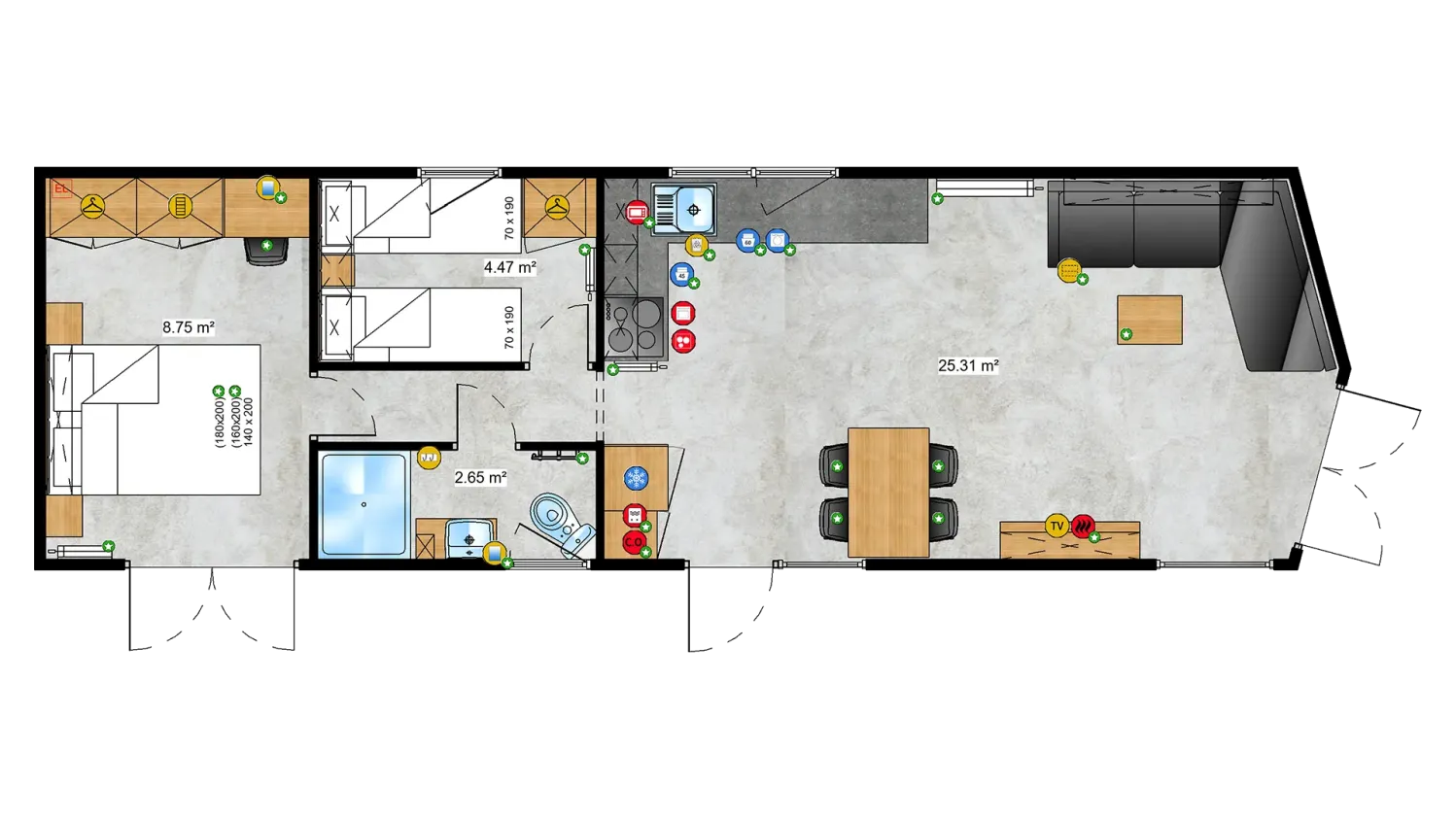 Tiny Systems Lbiza Haus plan