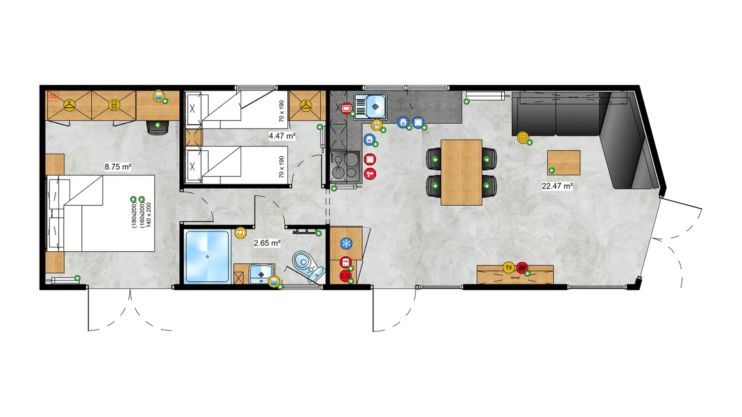 Tiny Systems Lbiza Haus plan