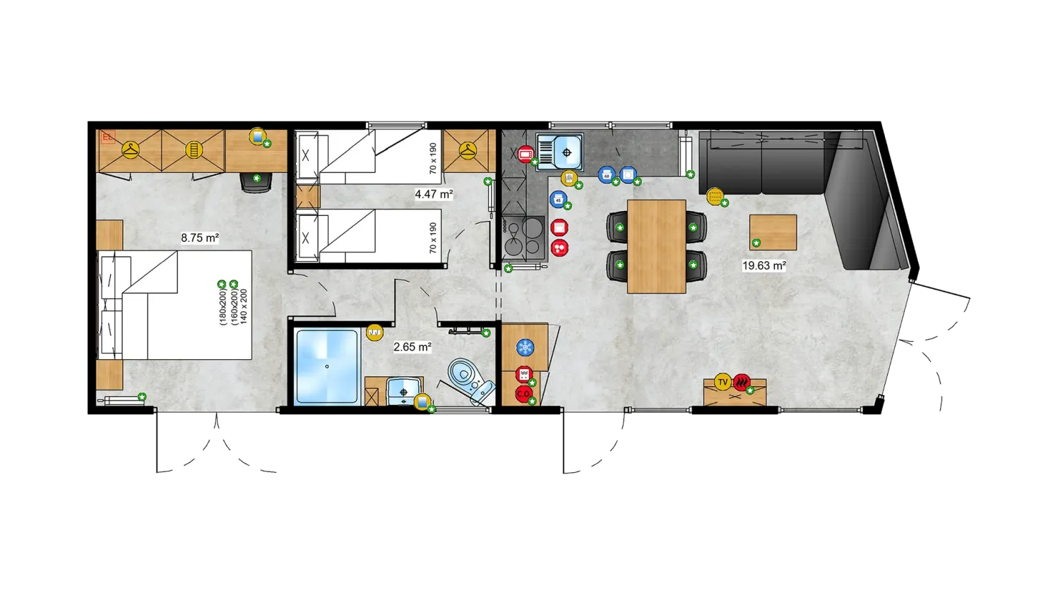 Tiny Systems Lbiza Haus plan