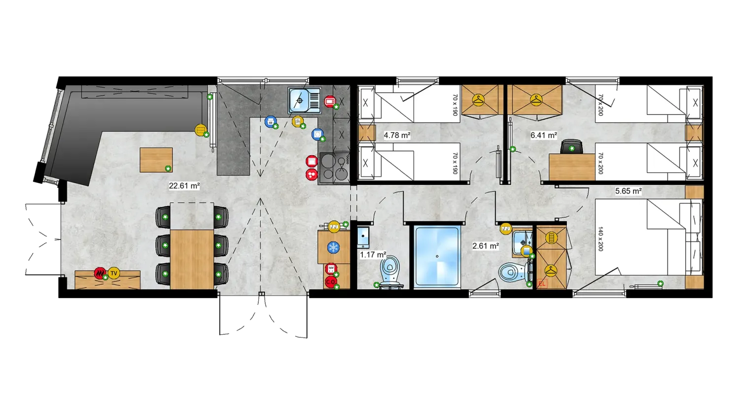 Tiny Systems Lido Haus plan