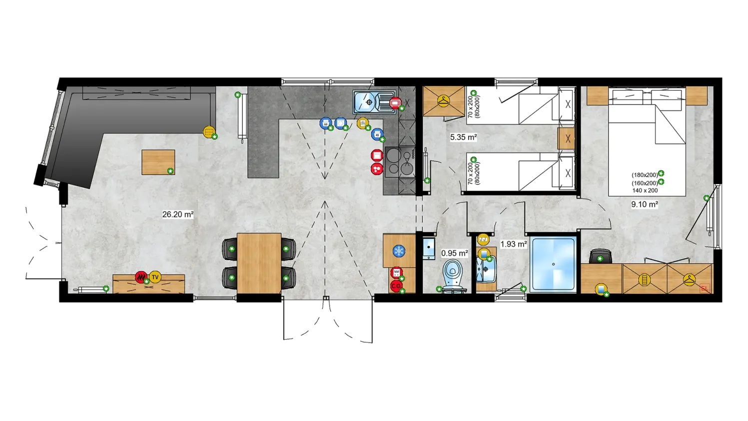 Tiny Systems Lido Haus plan