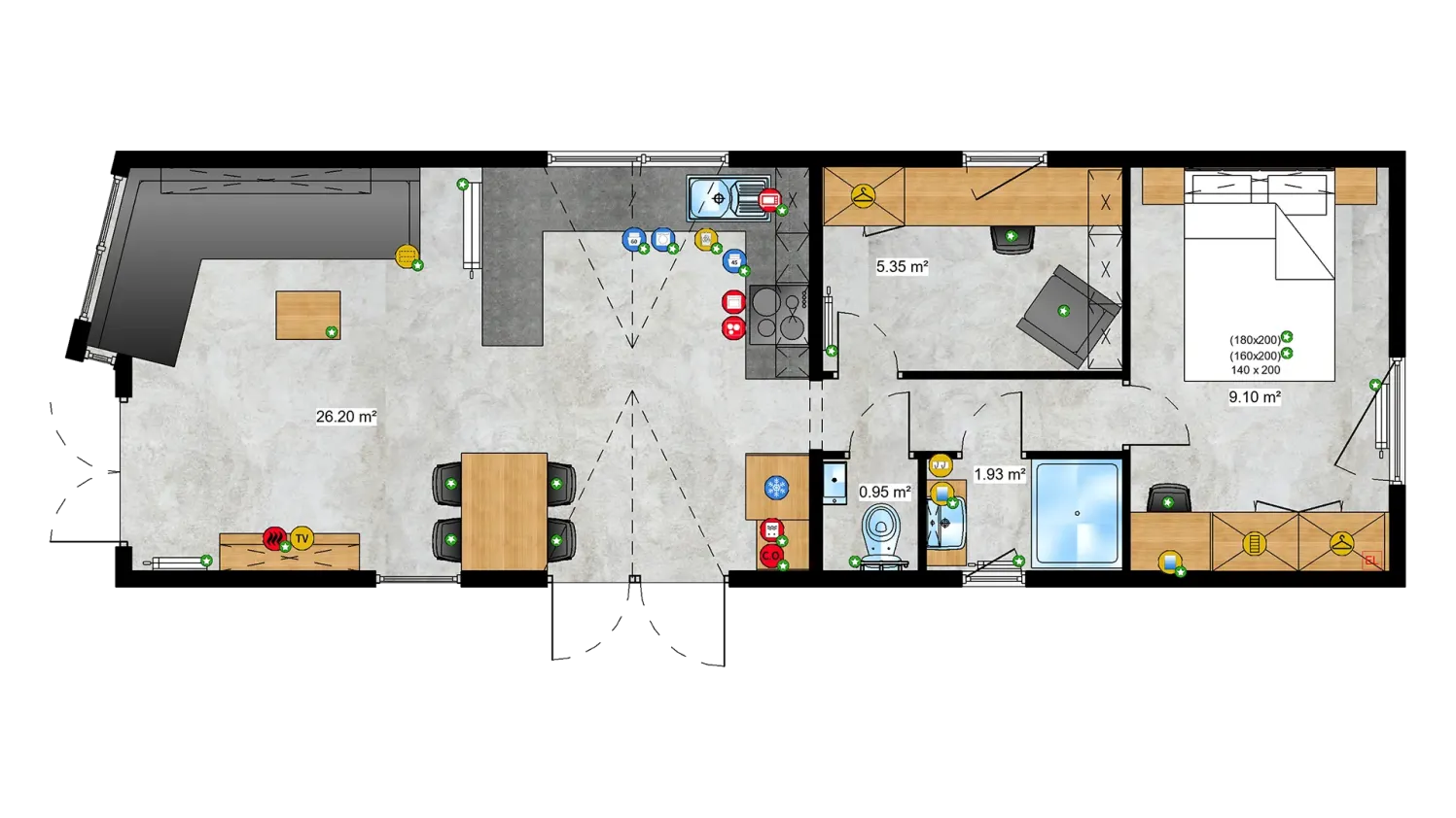 Tiny Systems Lido Haus plan