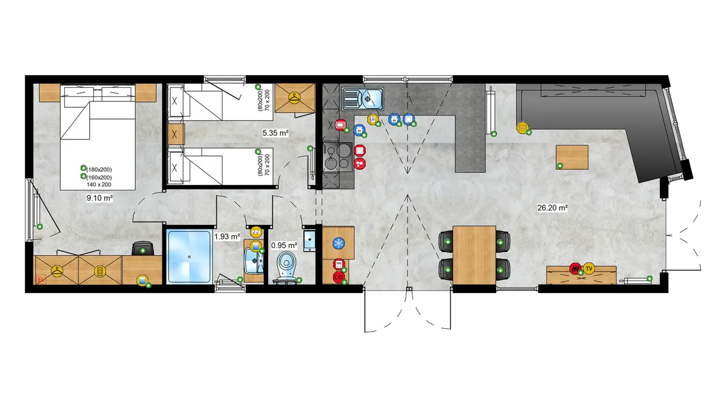 Tiny Systems Lido Haus plan