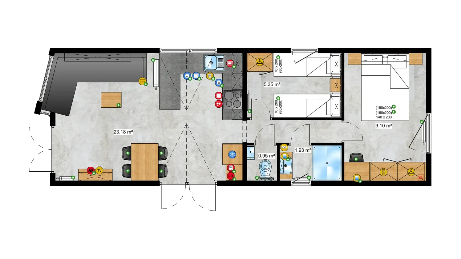 Tiny Systems Lido Haus plan