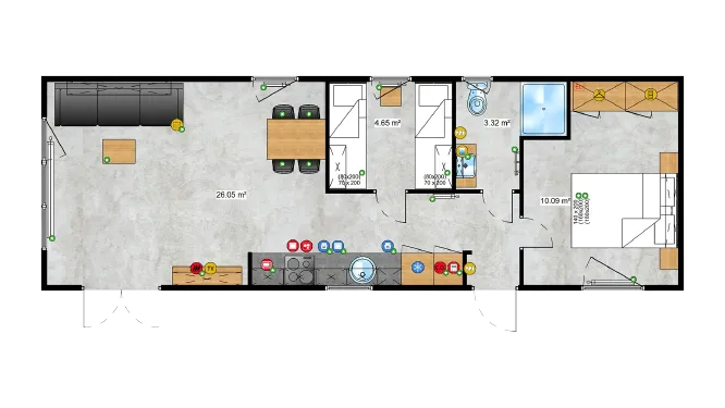 Tiny Systems Sheraton haus plan