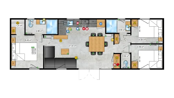 Tiny Systems Sheraton haus plan