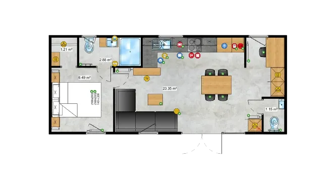 Tiny Systems Sheraton haus plan