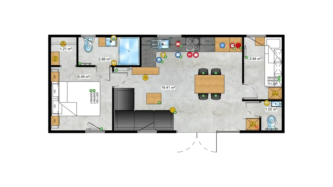 Tiny Systems Sheraton haus plan