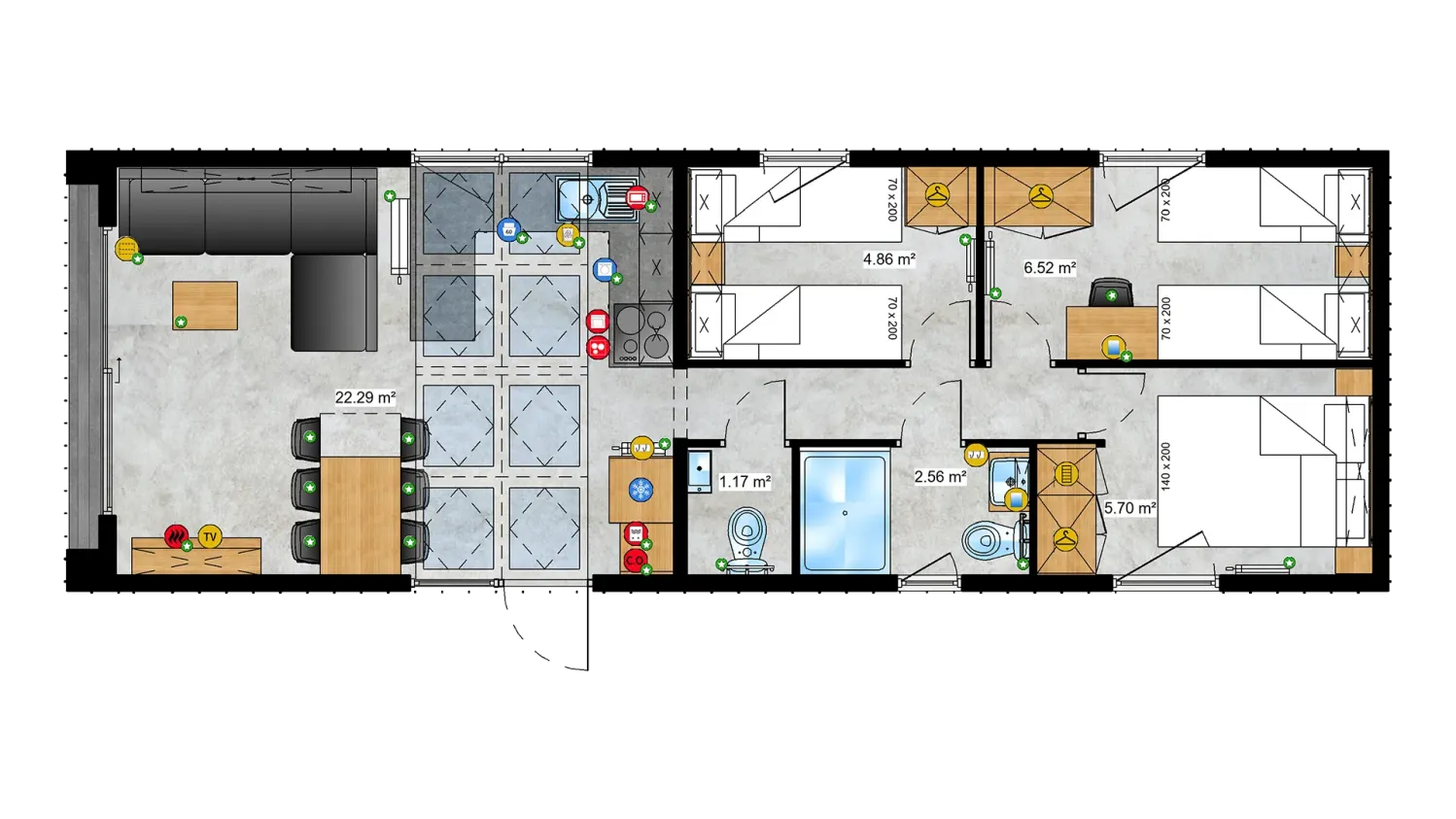 Tiny Systems Capri Haus plan