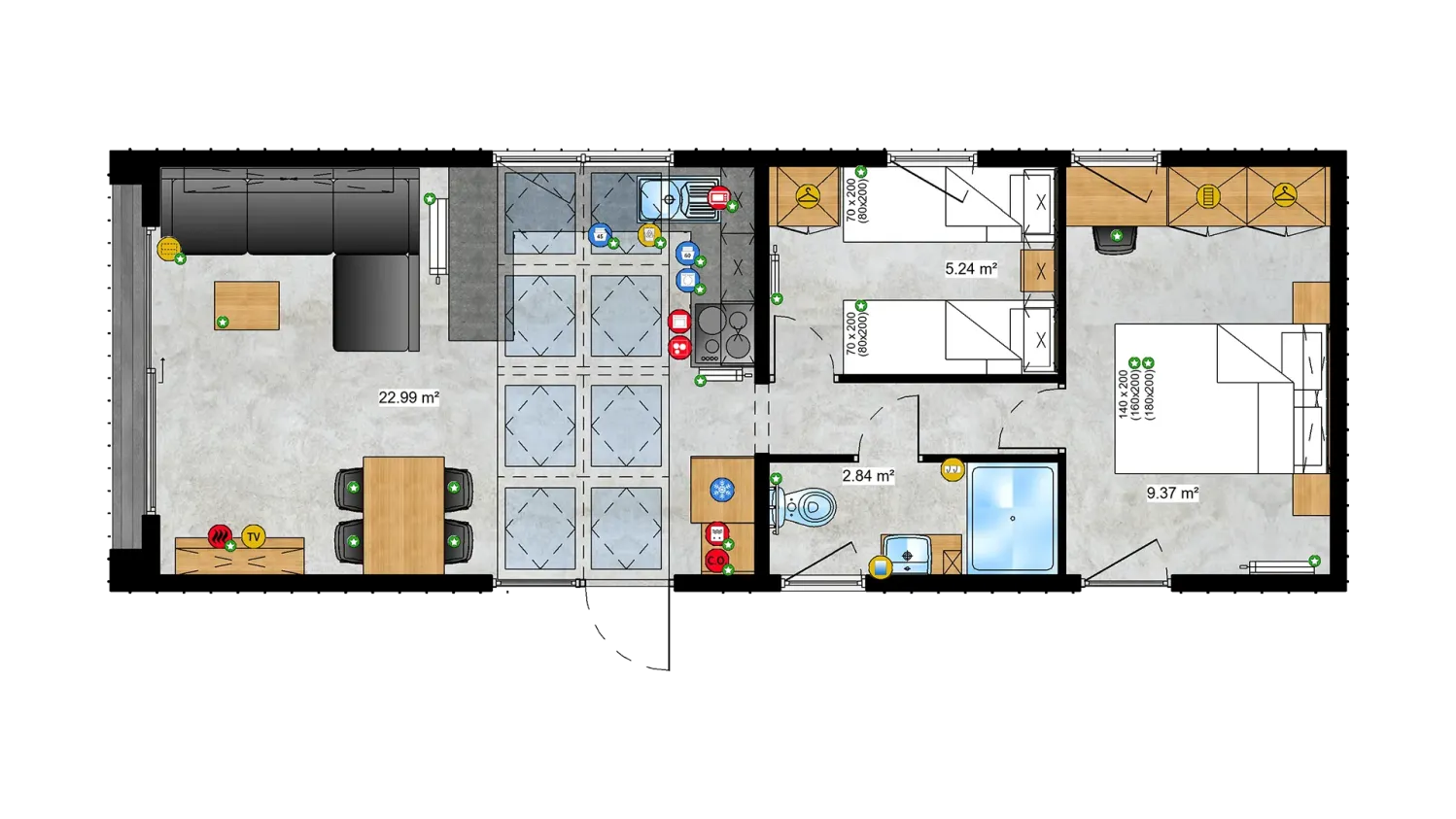 Tiny Systems Capri Haus plan