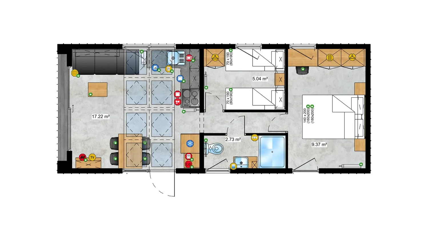 Tiny Systems Capri Haus plan