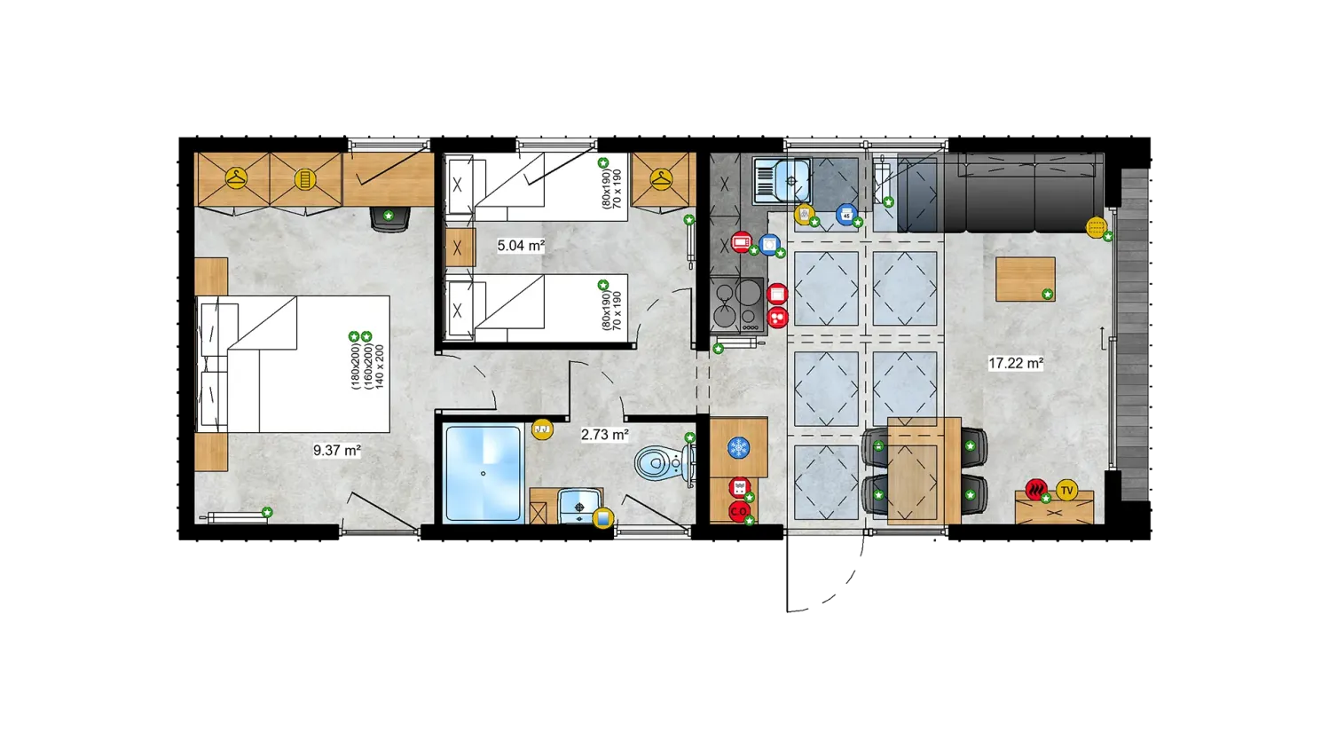 Tiny Systems Capri Haus plan