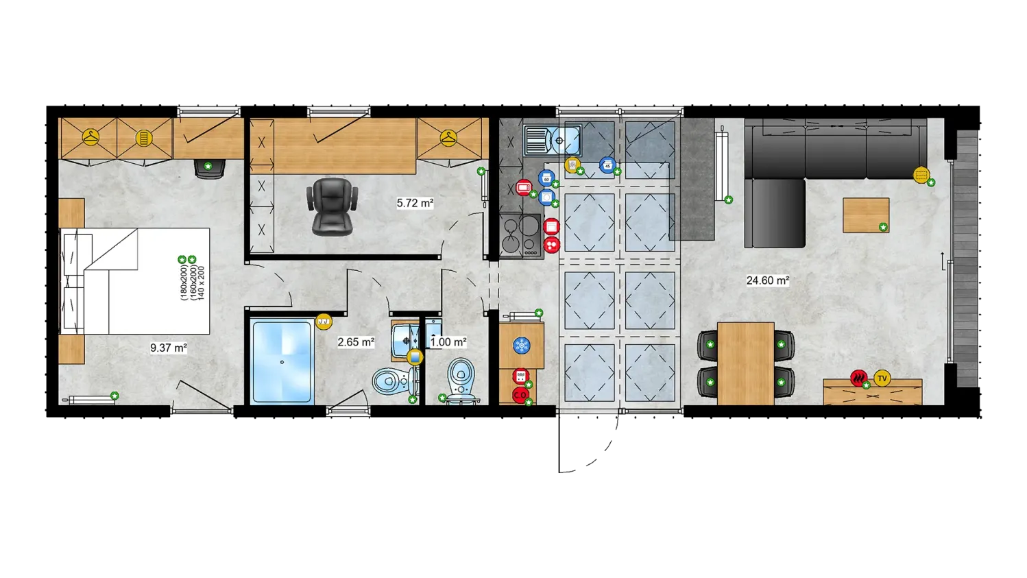 Tiny Systems Capri Haus plan