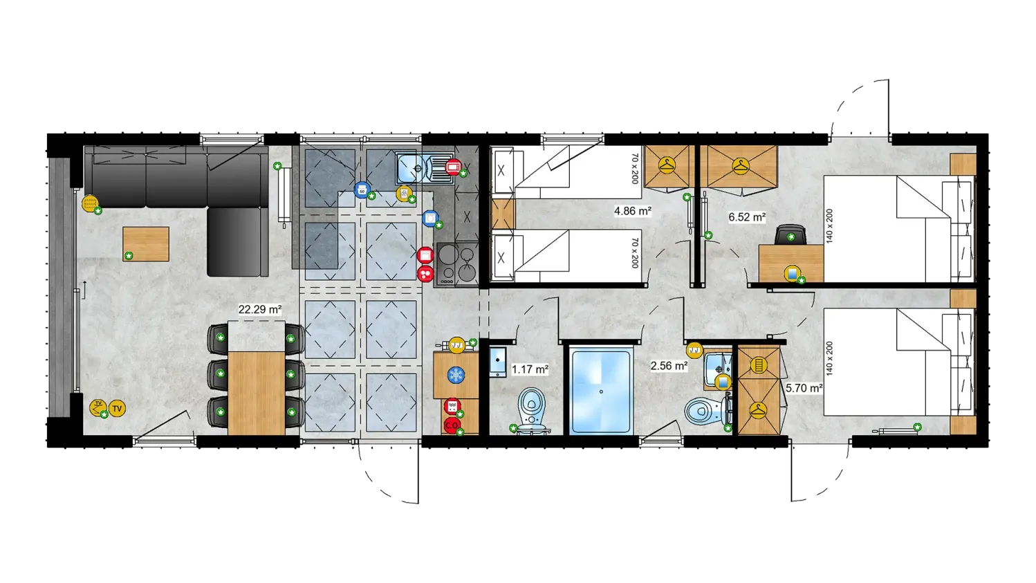 Tiny Systems Capri Haus plan