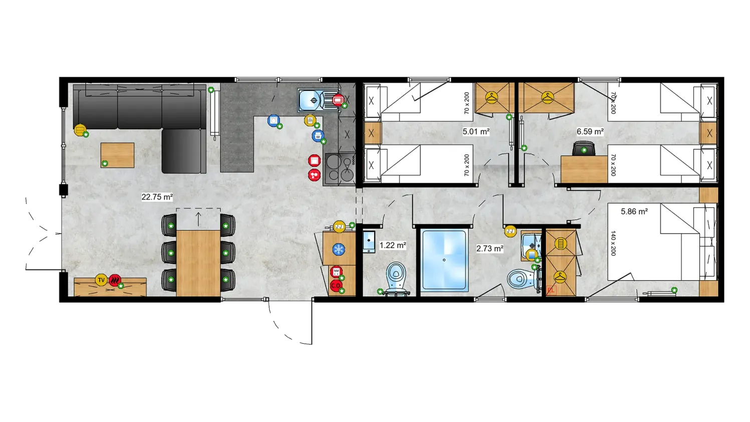 Tiny Systems Murano Haus plan